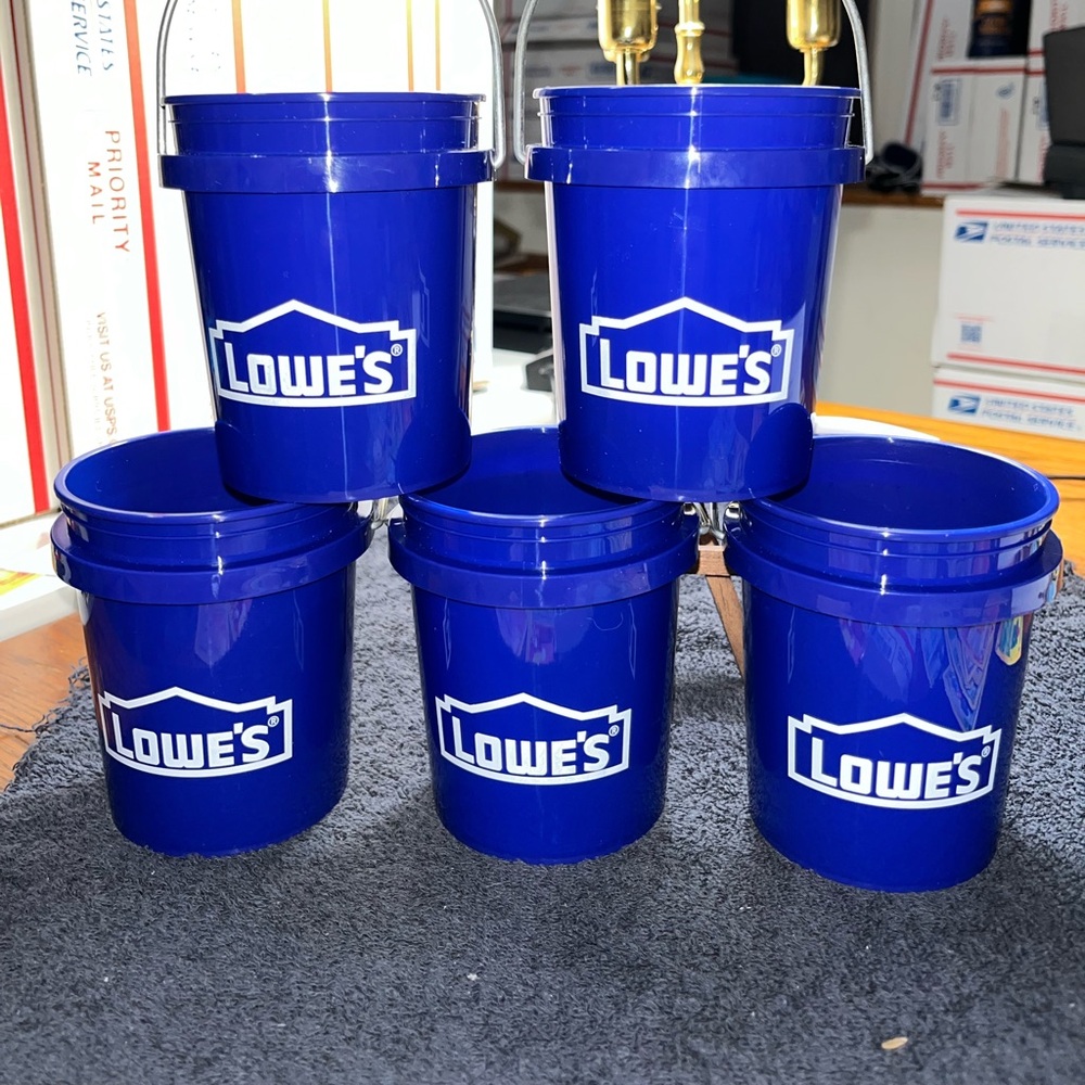 Lowe's 0.5-Quart Mini Paint Bucket BPA-Free Food-Grade (1x) TikTok Viral